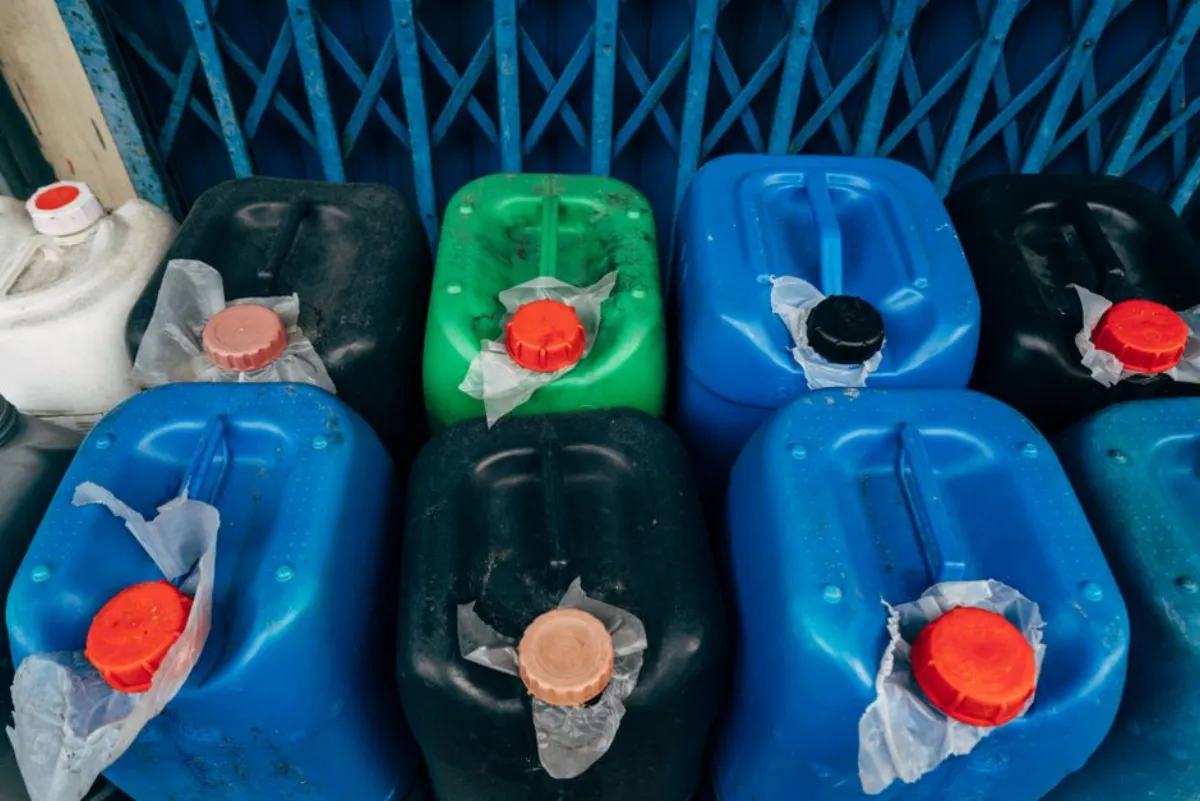 chemical barrels